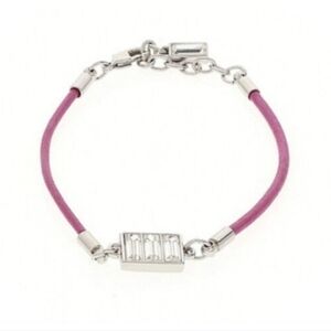 NWT Lia Sophia "Parfait" Strawberry Cut Crystals bracelet